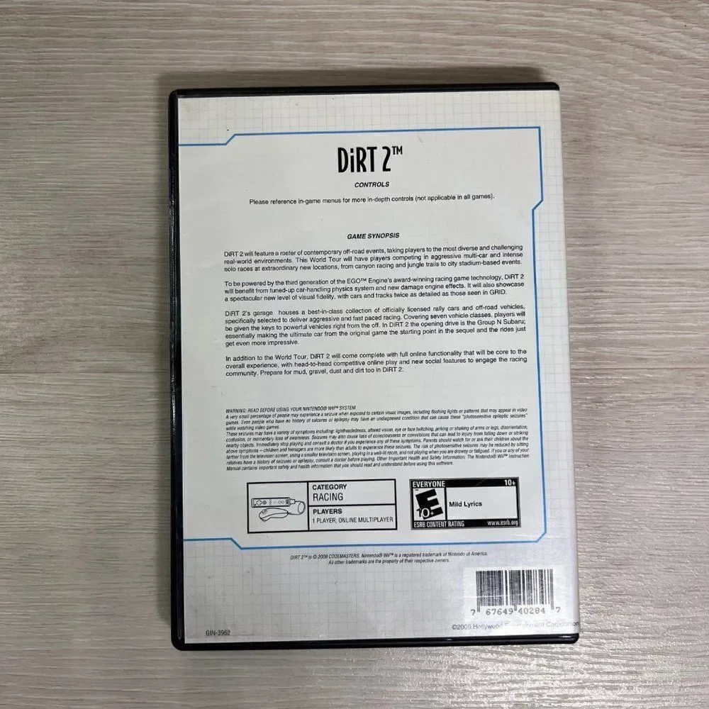 Dirt 2 for Nintendo Wii‎